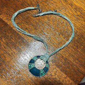 Lia Sophia Teal Necklace